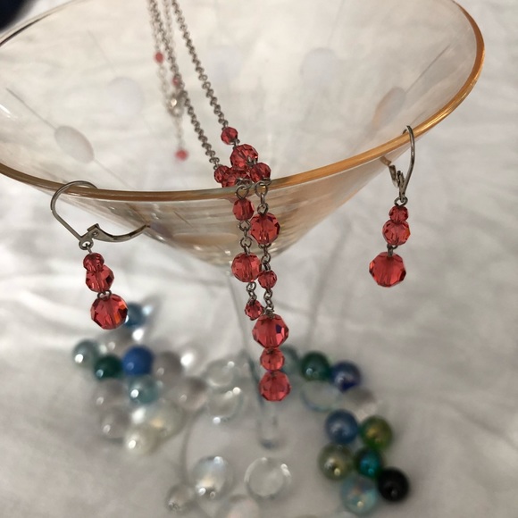 Emily Ray Jewelry - SALE-Vintage drop necklace and earrings.